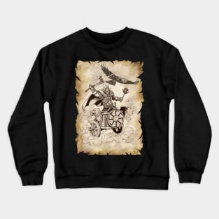 Slavic god of war Perun Crewneck Sweatshirt